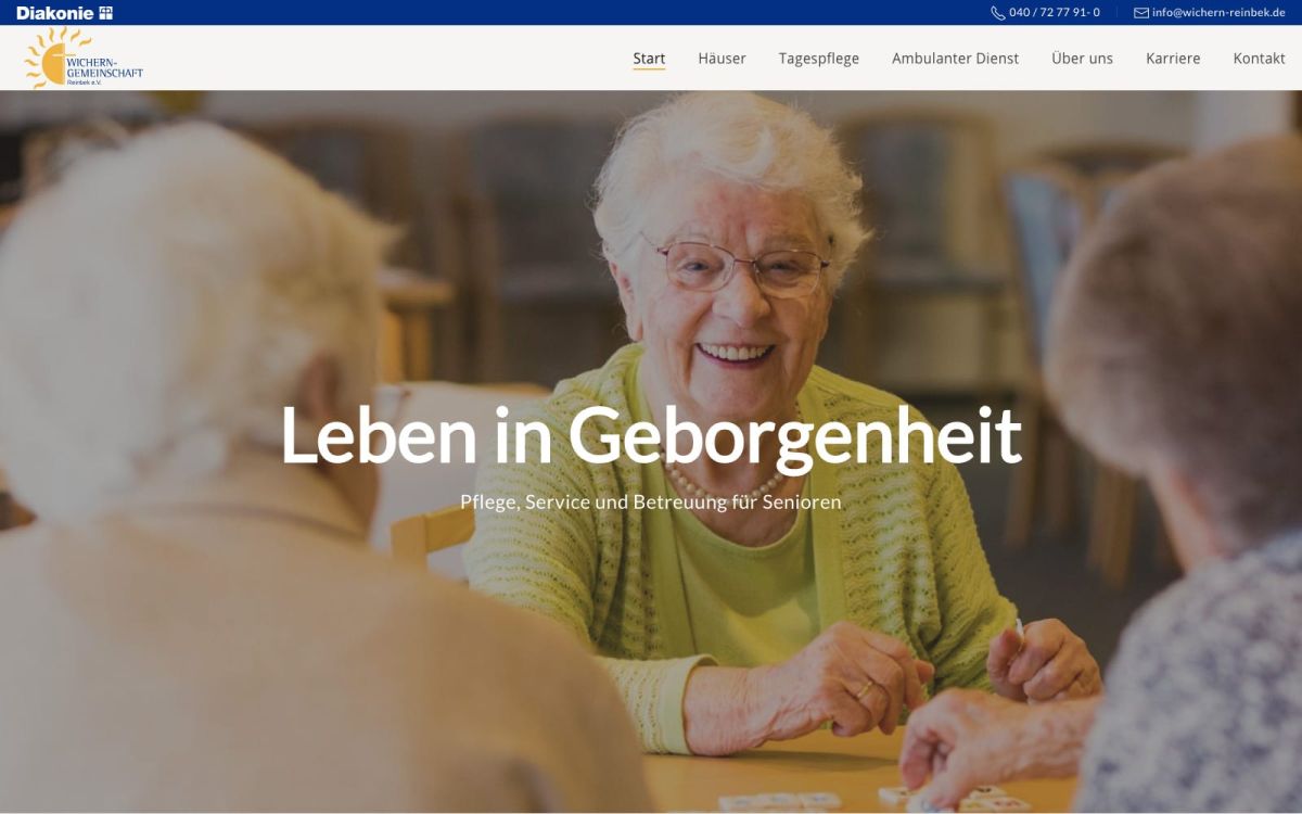 Website Relaunch MVZ Screenshot