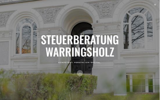 Webdesign Website Layout Warringsholz Home Hero