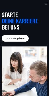 Webdesign Website Layout Warringsholz mobile Karriere